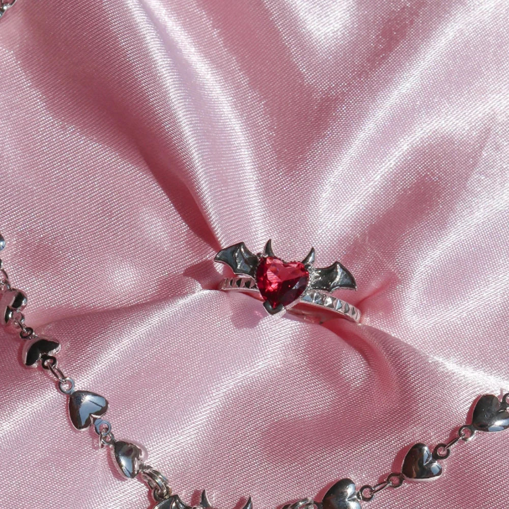 forbidden love ring perfect gift for gothic lovers rebels and hopeless romantics