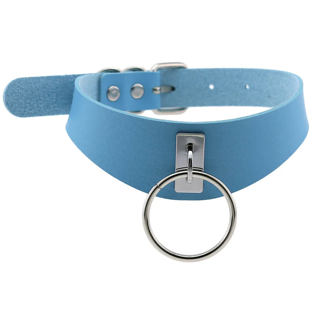 Dreamy little frosted blue choker, kawaii pastel fashion
