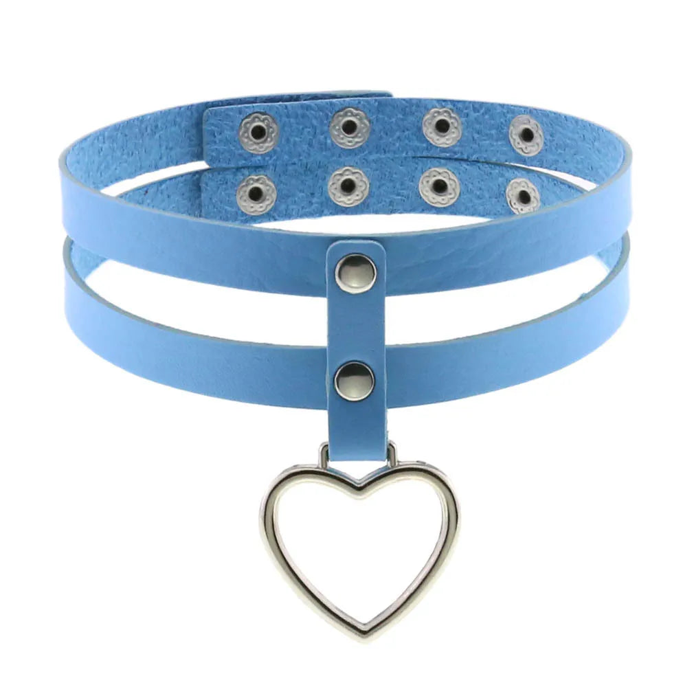Frosty little blue choker, cute kawaii fashion for DDLG style