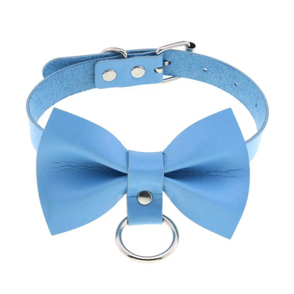 Frozen heart frosted blue choker, DDLG cutecore accessory