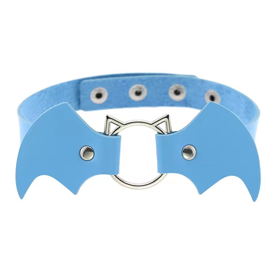 Ice princess vibes frosted blue choker, DDLG kawaii cutecore accessory