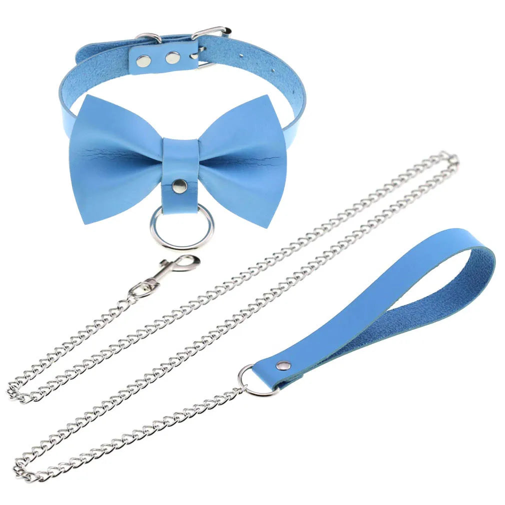 Pastel charm frosted blue choker, cute cutecore accessory