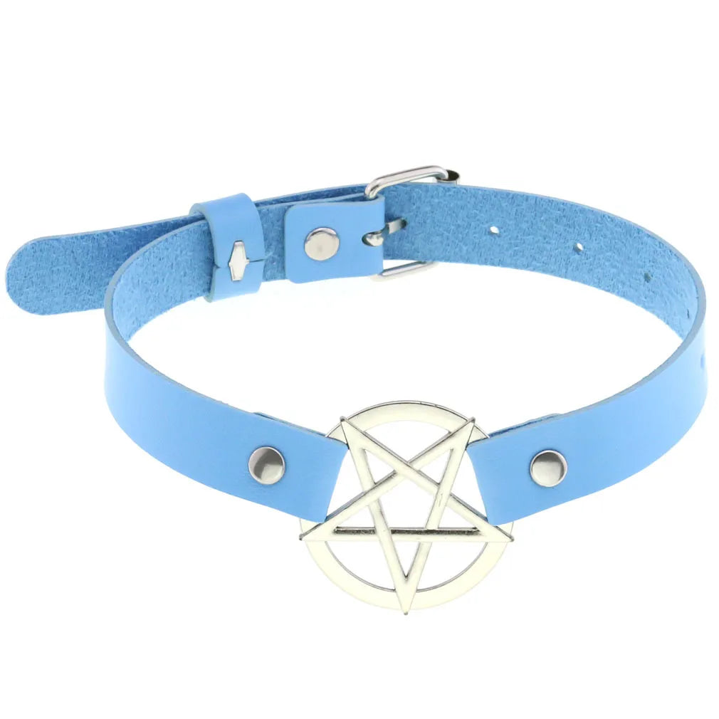 Winter cutie frosted blue choker, DDLG kawaii accessory