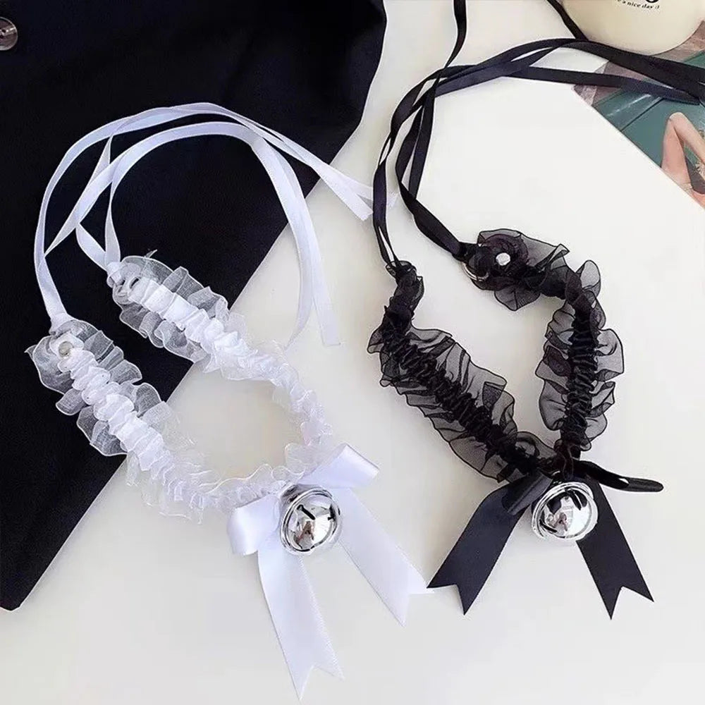 Good Girl Sweet Choker in sleek black, soft and flirty for DDLG cutecore playtime