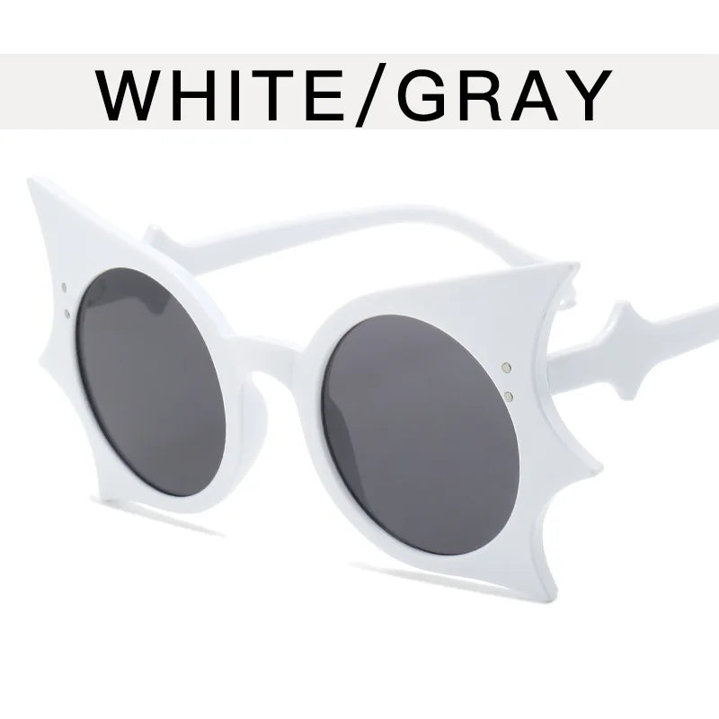 Goth Wings Runway white gray sunglasses kawaii ddlg abdl gothic alt accessory