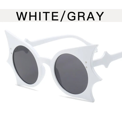 Goth Wings Runway white gray sunglasses kawaii ddlg abdl gothic alt accessory