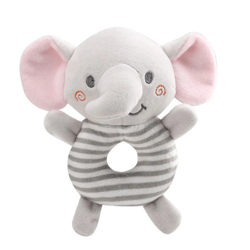Happy Paws Rattle Ring with a tiny elephant, kawaii and cutecore approved, perfect for DDLG play