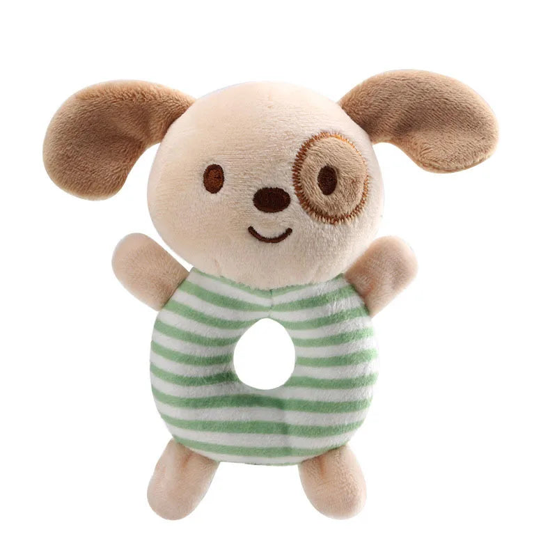 Happy Paws Rattle Ring with a cute puppy, perfect for kawaii cutecore and DDLG playtime