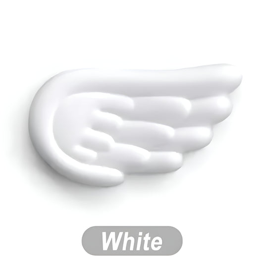 Soft pink kawaii mouse pad with angel wings and memory foam wrist support for cozy gaming or study desks.