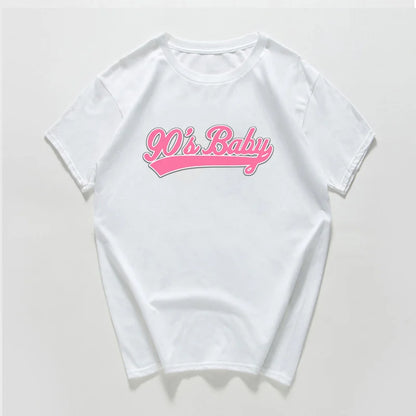 Kawaii Baby Throwback tee perfect for DDLG style lovers, featuring pastel-inspired character art and casual oversized fit