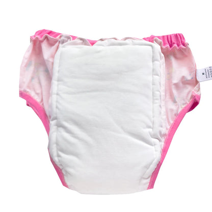 Kawaii bunny fairground potty training pants, reusable cotton design for cutecore DDLG ABDL cuties