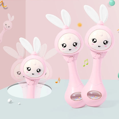 Kawaii Bunny Soft Melody Rattle for DDLG ABDL littlespace & cutecore play
