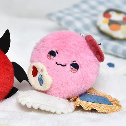 Cute kawaii cutecore plush ball keychain, perfect DDLG/ABDL accessory for bags and collections