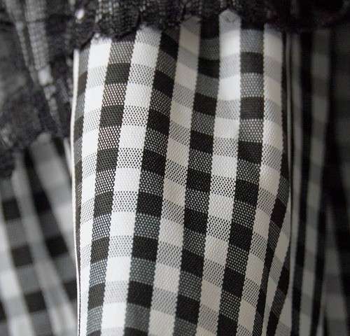 Kawaii plaid prairie mini skirt with ruffle hem for DDLG, ABDL, cutecore, and little aesthetic soft cowgirl outfits