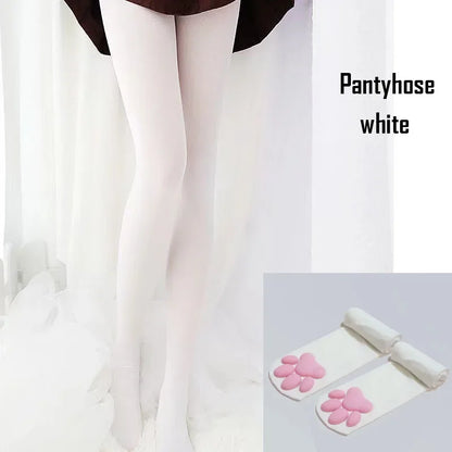 kawaii pastel pawprint stocking perfect for ddlg abdl petplay cozy room decor