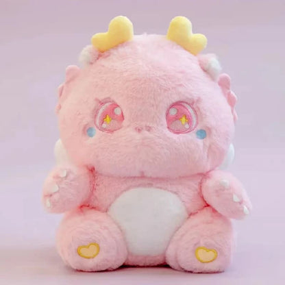 Pink Sweet Kawaii Dragon Plush – 30cm soft plush toy ideal for gifts, nursery decor, and cuddle sessions.