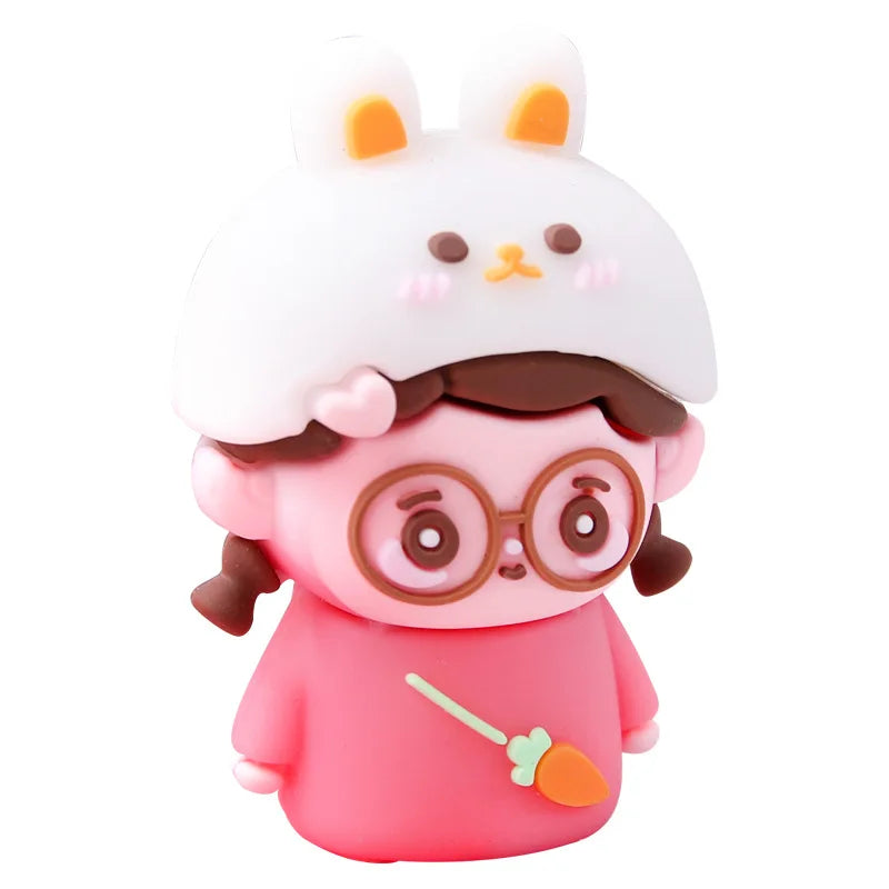 Mini pastel kawaii pencil sharpener ABDL girly desk accessory