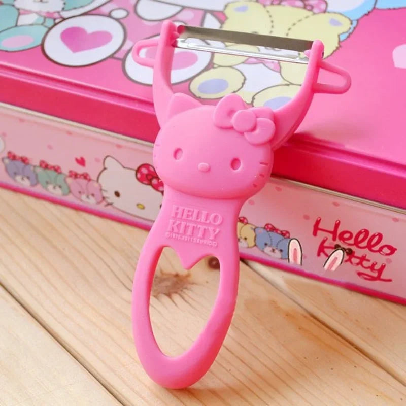 Kawaii Kitty Cutie peel & slice duo for pastel ABDL & DDLG kitchen vibes