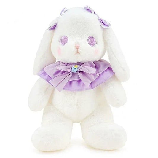 Kawaii lilac bunny plush 65cm with soft pastel fur, cuddly and perfect for hugs and kawaii room decor