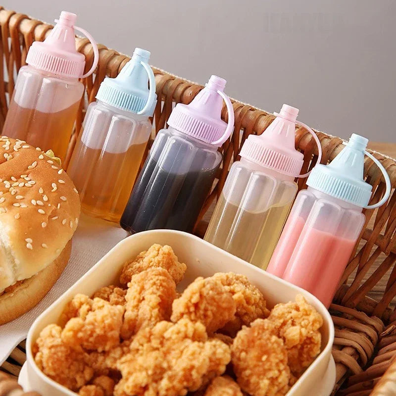 Kawaii condiment bottle for cutecore meal prep and ABDL snack time