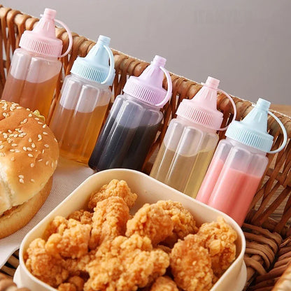 Kawaii condiment bottle for cutecore meal prep and ABDL snack time