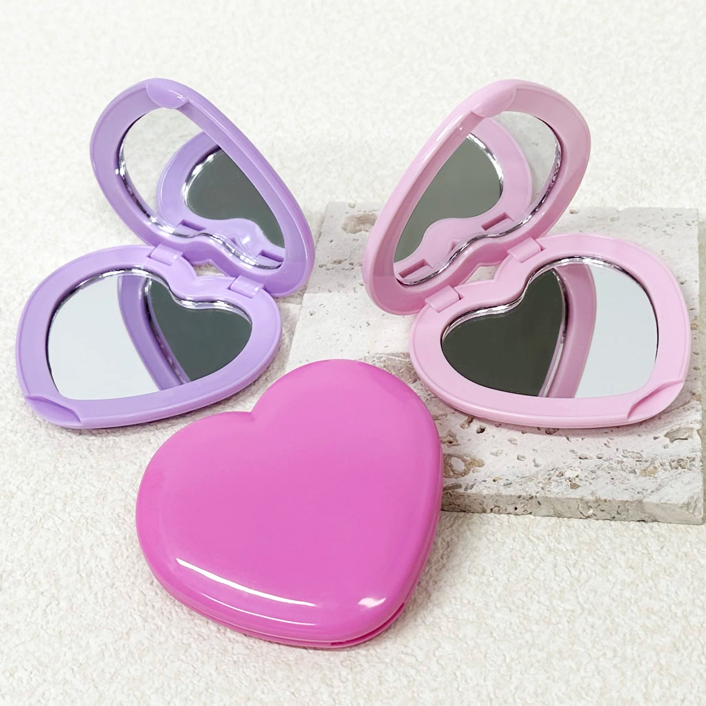 Kawaii Purple Mirrors Trio featuring double-sided gradient purple mirrors