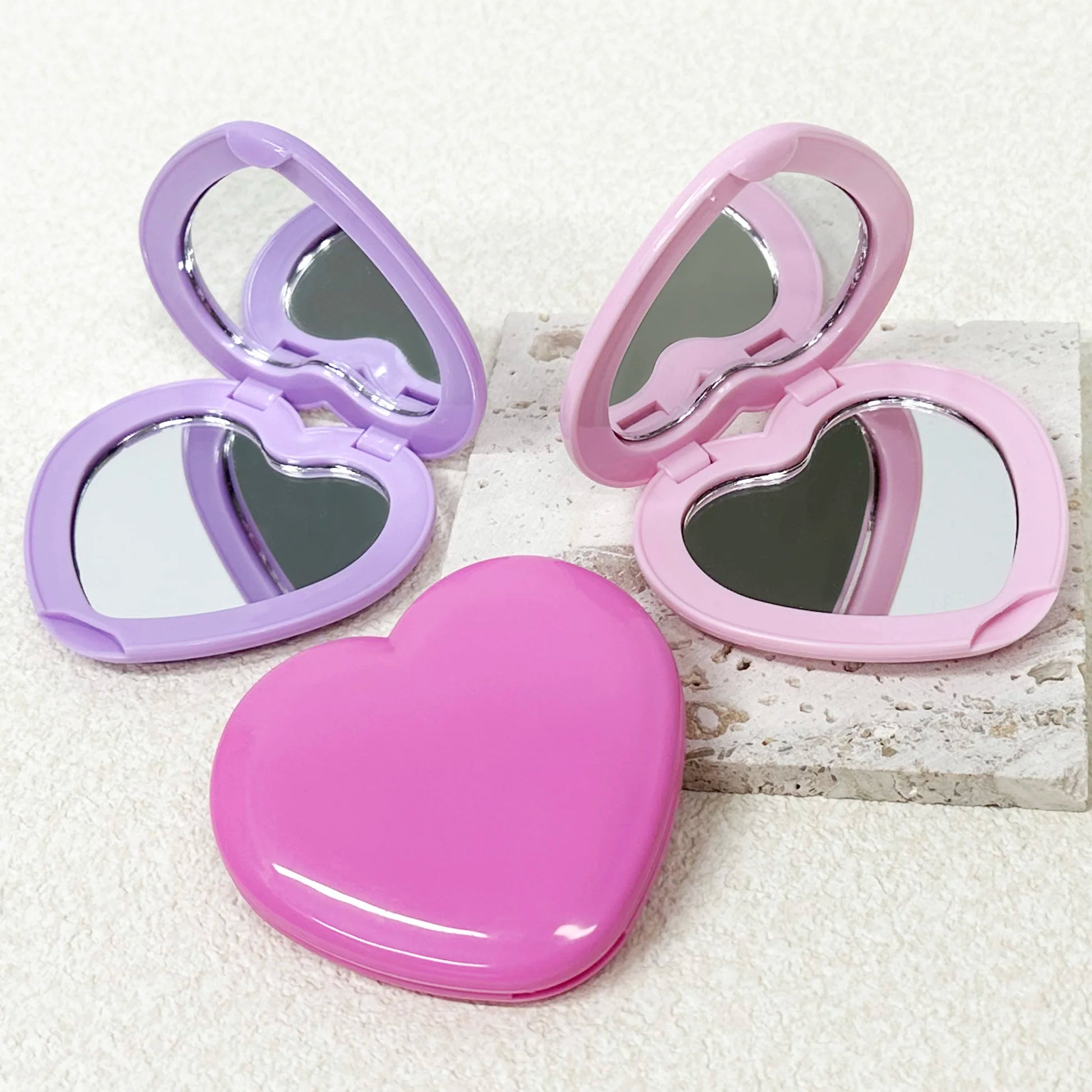 Kawaii Purple Mirrors Trio featuring double-sided gradient purple mirrors