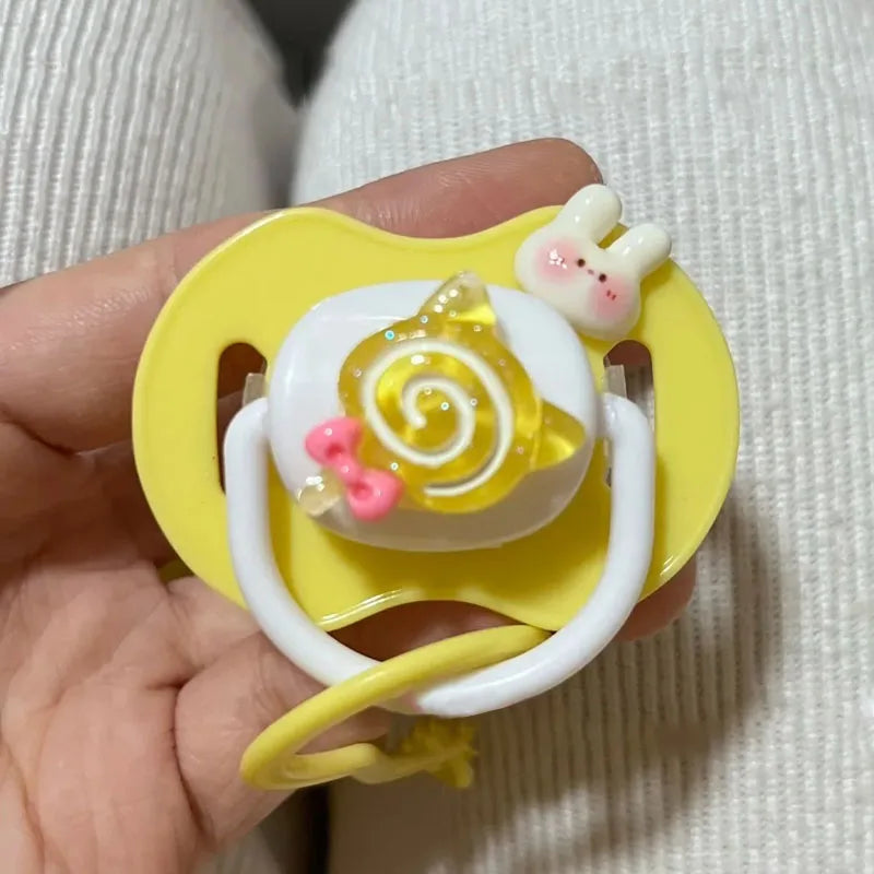 Adorable Kawaii Sugar On Top Pacifier, kawaii/DDLG accessory for cozy, fun, and playful soft girl vibes