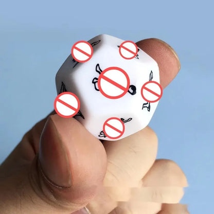 Spicy Nights Dice Set for DDLG and ABDL adult play, enhancing romantic moments