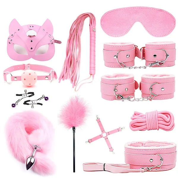 12 Piece Colorful Kinky Set