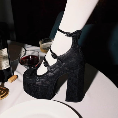 Soft lace heels for dollplay, DDLG, and ABDL style enthusiasts