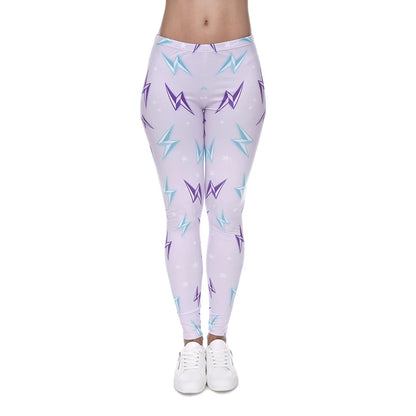 lightning babe pastel goth leggings soft stretch bratty comfy high waist DDLG ABDL cutecore style