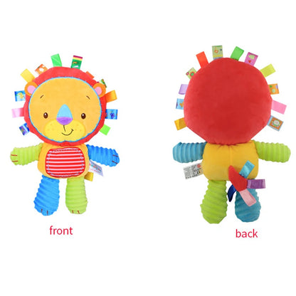 Soft monkey plush rattle, vibrant pastel colors for DDLG ABDL and cutecore lovers