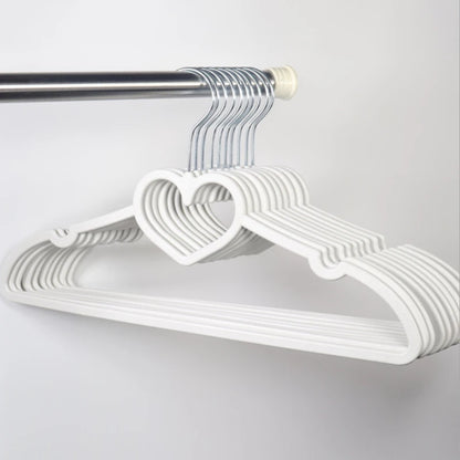 Love Loop heart-shaped hanger set for cute DDLG ABDL closet organization
