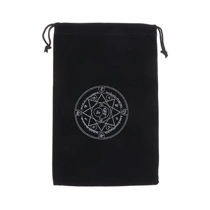 Cosmic stars Lunar Veil deck pouch designed for ABDL DDLG tarot and oracle card protection