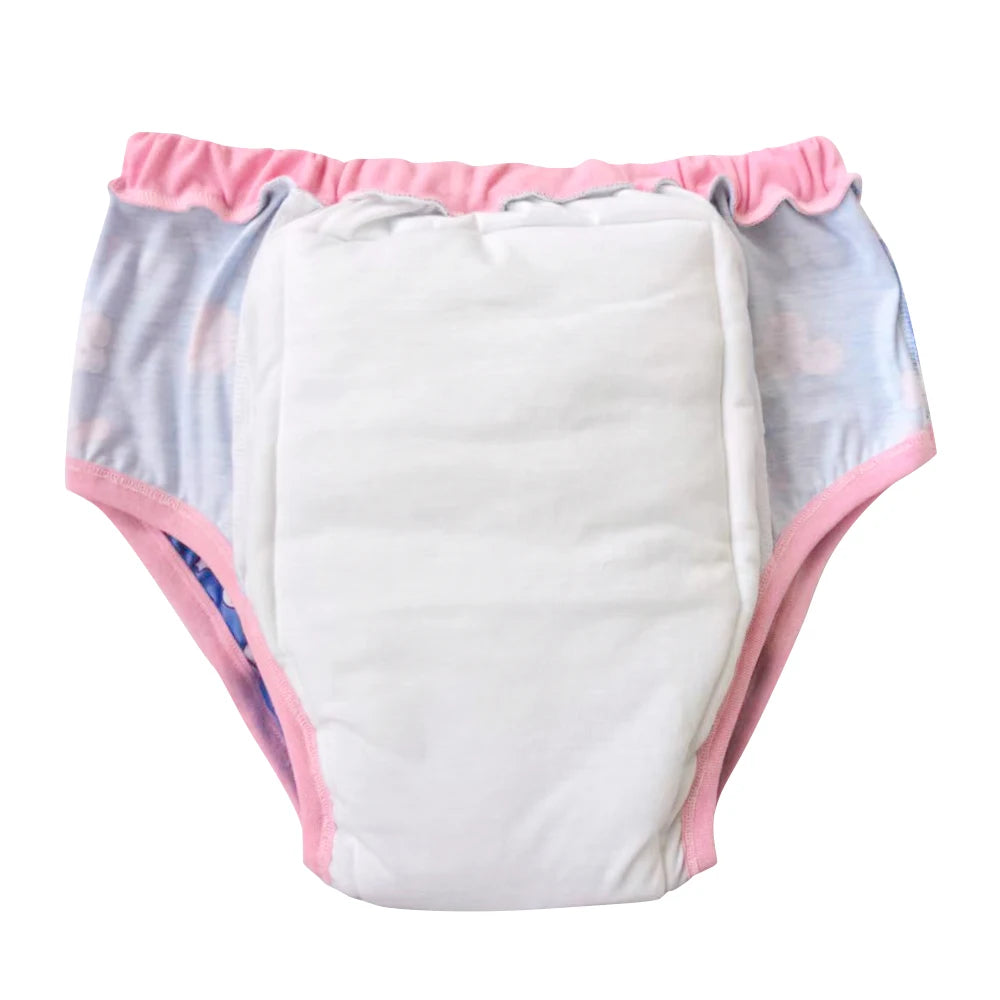 Magical unicorn cotton-poly blend training pants, perfect for DDLG ABDL moments, cozy and cute