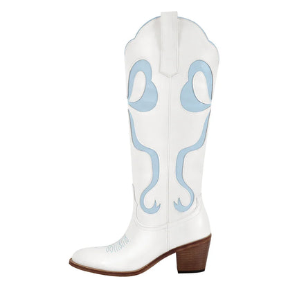 Blue glittery princess boots with elegant ribbons, perfect for DDLG, ABDL, and pastel fashion lovers