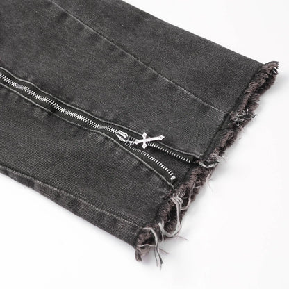 Midnight Cross Denim, exclusive custom detailing, gothic kawaii streetwear vibes
