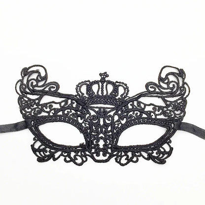 Midnight VIP Lace Eye Mask with soft lace, playful elegance, and DDLG-friendly aesthetic