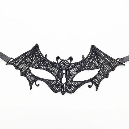 Midnight VIP Lace Mask, playful and flirty black lace perfect for cutecore and DDLG vibes 
