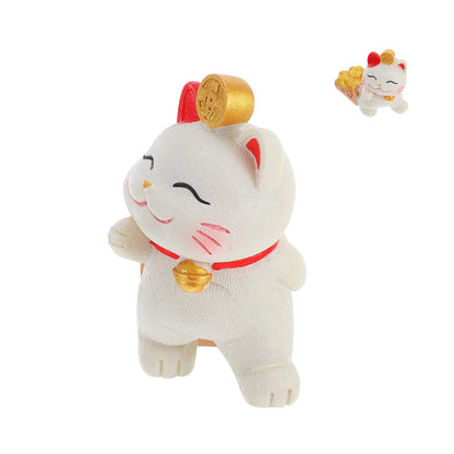 Mini Fortune Cat feng shui decor charm designed to attract abundance, success, and positivity