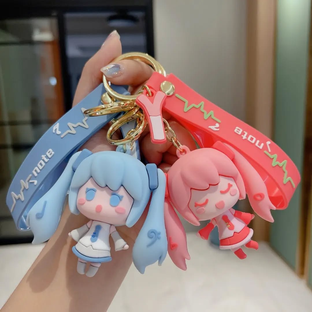 Music Lover Kawaii Charm in blue, colorful kawaii music fan accessory