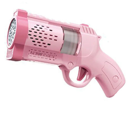 My Own Bubble Gun Machine in Pink, automatic bubble blower for DDLG/ABDL play, whimsical fun for littles