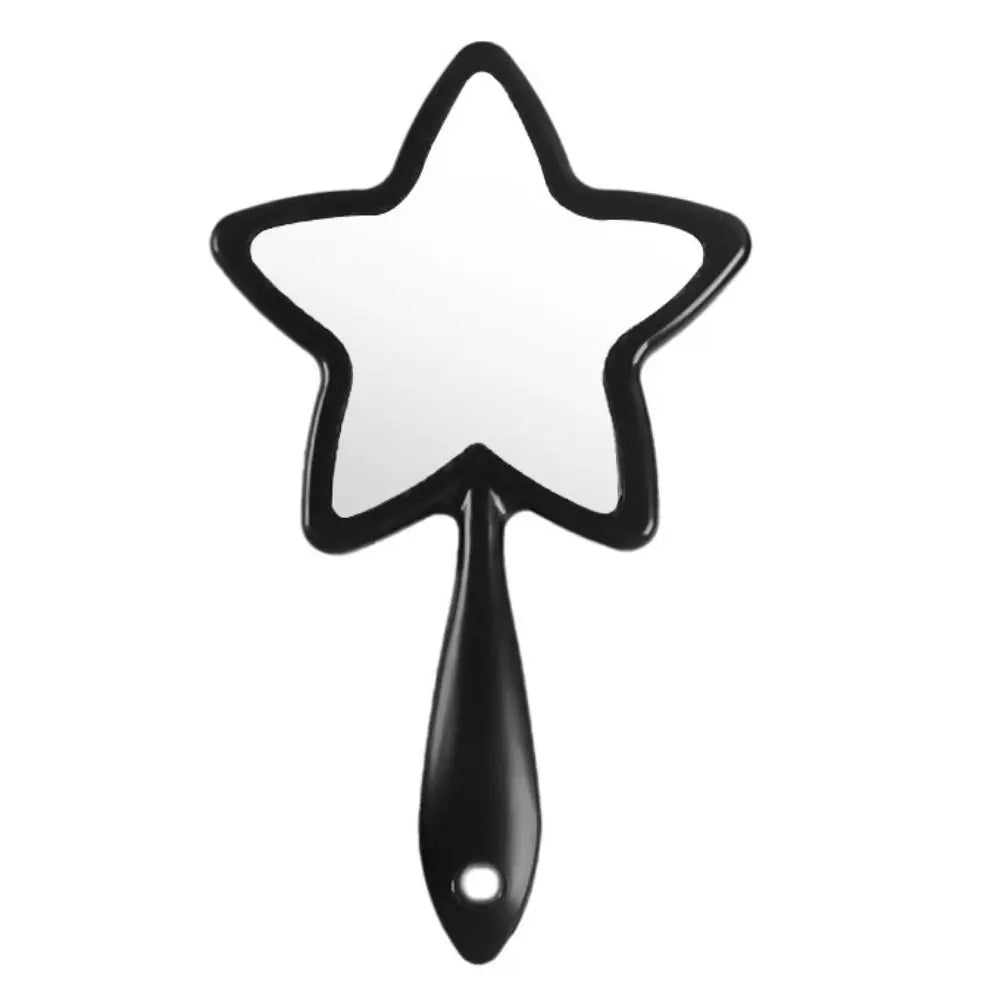 Mystic Pentastar Mirror black, celestial pentastar shape for soft girl, DDLG, and cutecore spaces