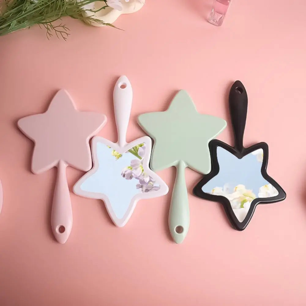 Mystic Pentastar Mirror collection of 4, celestial star-shaped mirrors for soft girl and kawaii décor