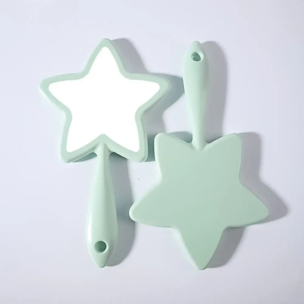 Mystic Pentastar Mirror pastel green, pentastar-shaped and aesthetic for kawaii or soft girl décor