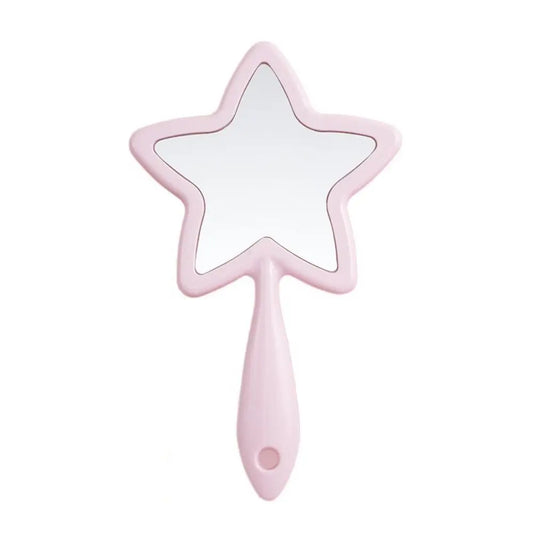 Mystic Pentastar Mirror pink, pentastar-shaped aesthetic mirror for DDLG/ABDL and kawaii décor