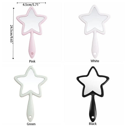 Mystic Pentastar Mirror size chart, 24.5×14.5cm, ideal for small spaces, vanities, and shelves