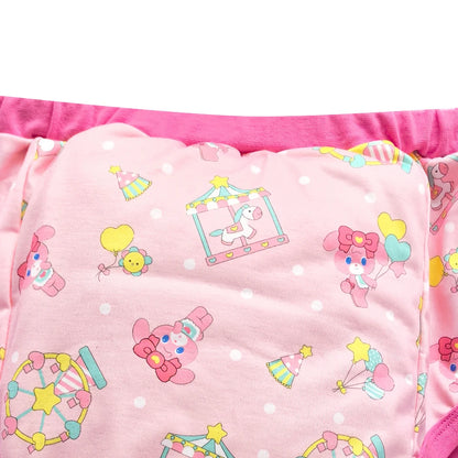 Pastel bunny carnival funcore training pants, magical rainbow cotton for kawaii DDLG ABDL vibes