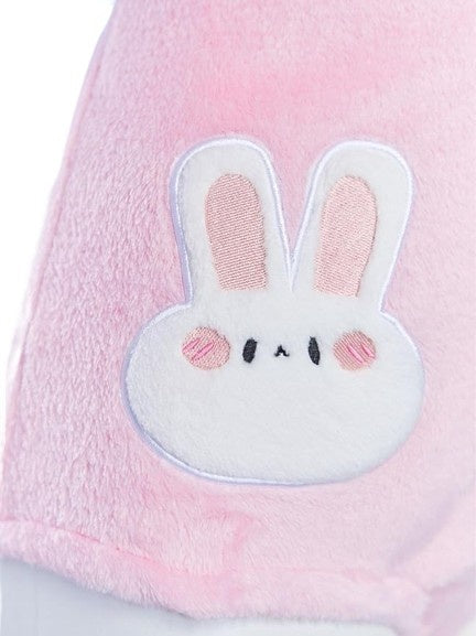 pastel bunny soft-life romper with playful ears, cozy kawaii outfit for ddlg abdl cuddle days